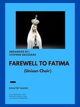 Farewell To Fatima (Vocal solo) Unison choral sheet music cover